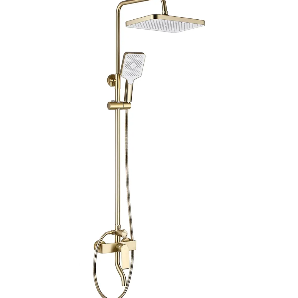 Colonne De Douche Mécanique|Rea Kit De Douche My2061-77Gg Hass Brush Gold 40,5X26,5X122Cm
