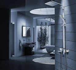 Colonne De Douche Mécanique|Rea Kit De Douche Navaro Chrome 14,5X21,5X119,5Cm