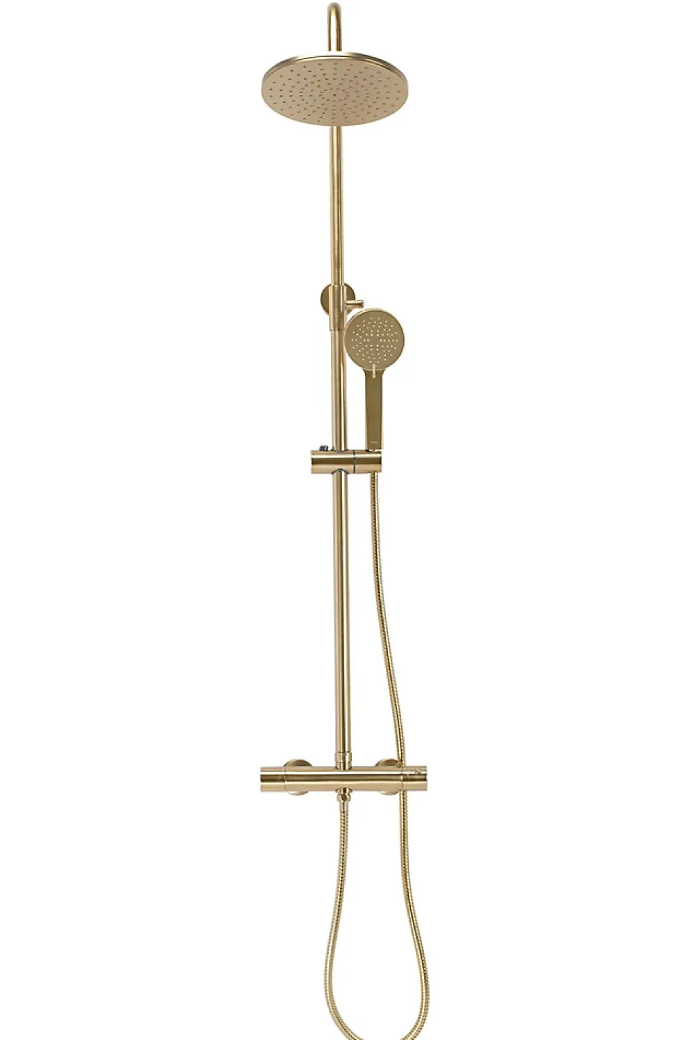 Rea Kit De Douche Parot Thermostat Brush Gold 10X27X120Cm
