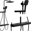 Rea Kit De Douche Pedro Thermostat Black