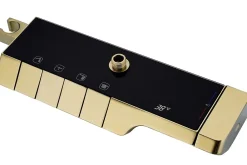 Rea Kit De Douche Rob Thermostat Brush Gold 11,5X33X115Cm