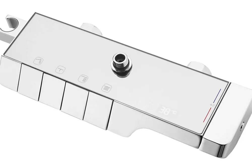 Rea Kit De Douche Rob Thermostat Chrome 11,5X33X115Cm