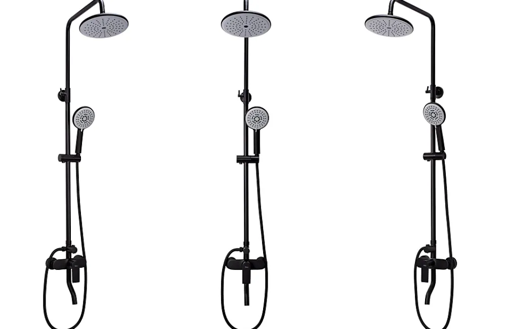 Rea Kit De Douche Verso Black 45,5X22X143,5Cm