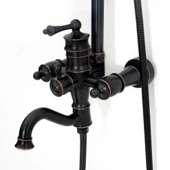 Rea Kit De Douche Vintage Black 46,5X20,5X137Cm