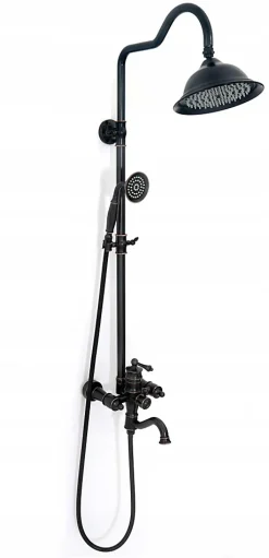 Rea Kit De Douche Vintage Black 46,5X20,5X137Cm