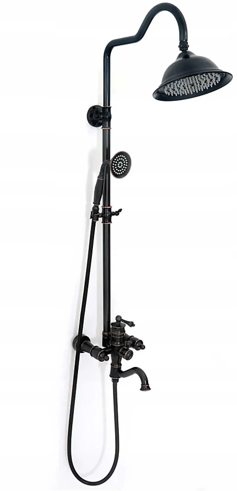 Rea Kit De Douche Vintage Black 46,5X20,5X137Cm