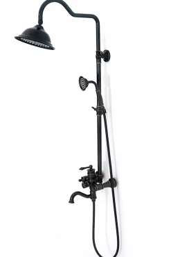 Rea Kit De Douche Vintage Black 46,5X20,5X137Cm