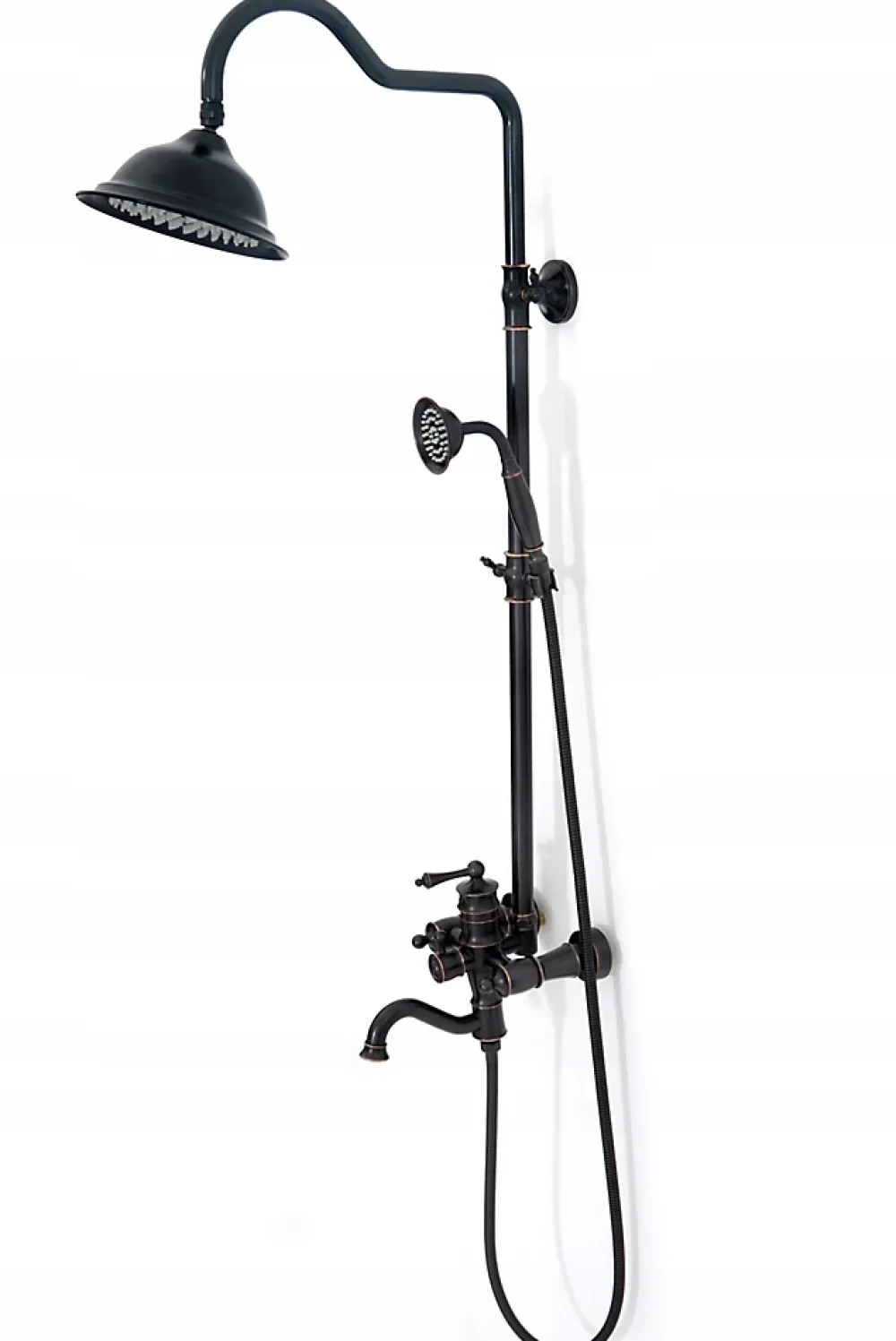 Rea Kit De Douche Vintage Black 46,5X20,5X137Cm