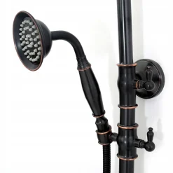 Rea Kit De Douche Vintage Black 46,5X20,5X137Cm