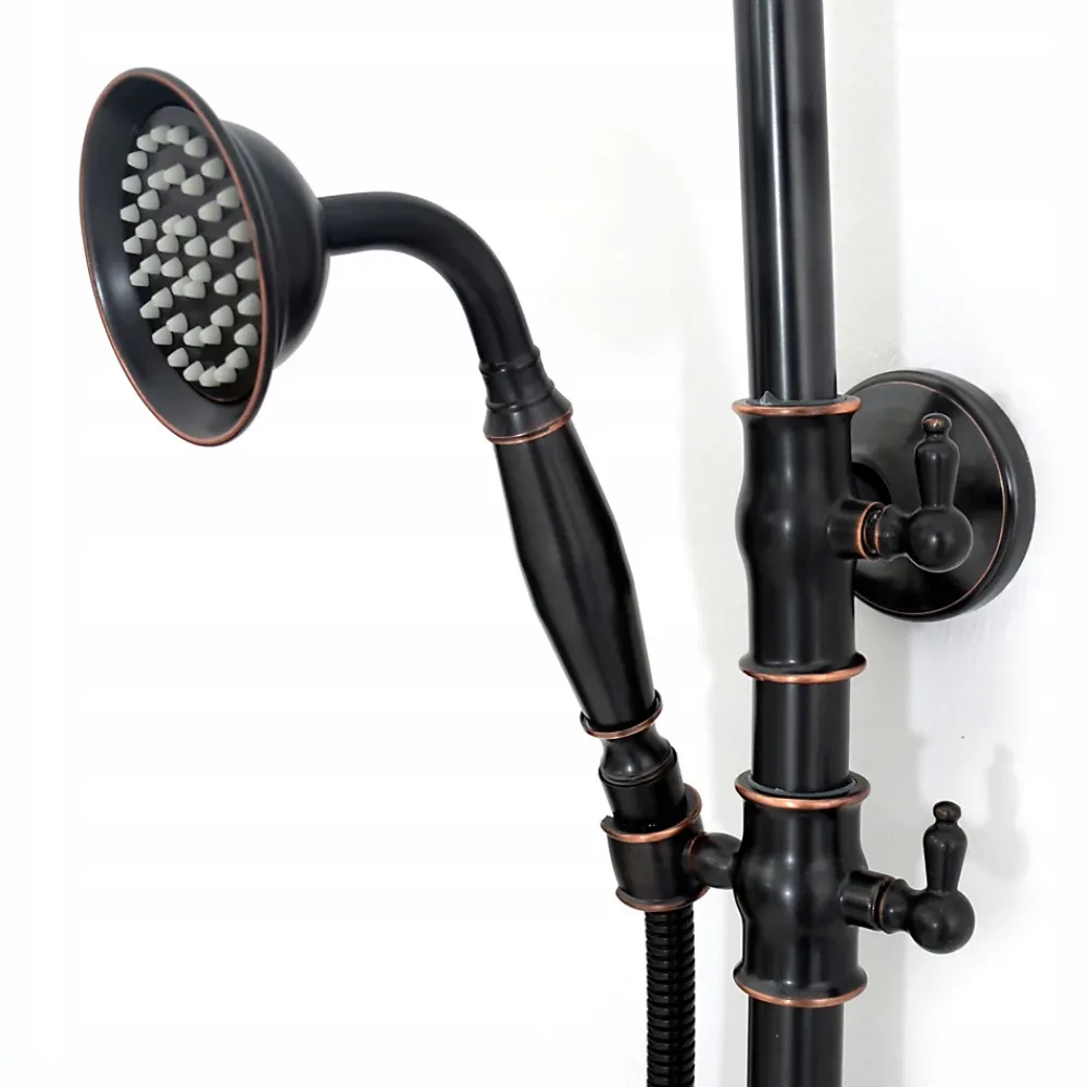 Rea Kit De Douche Vintage Black 46,5X20,5X137Cm