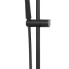 GoodHome Kit de douche sans robinetterie avec douchette 3 jets + flexible + barre réglable noir Cavally