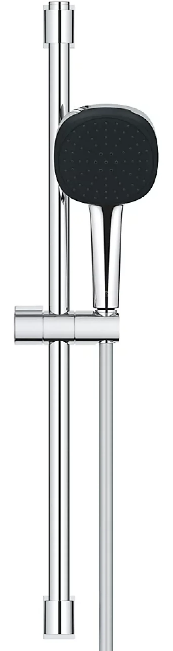 Grohe Kit de douche sans robinetterie avec douchette 2 jets + flexible + barre chrome, Vitalio Comfort 110