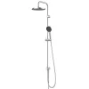 Colonne De Douche Thermostatique|GoodHome Kit de douche sans robinetterie avec pomme de tête, douchette et barre chrome Maza