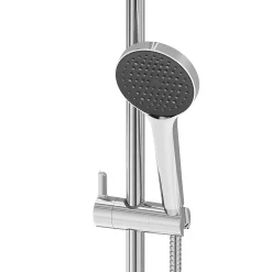 Colonne De Douche Thermostatique|GoodHome Kit de douche sans robinetterie avec pomme de tête, douchette et barre chrome Maza