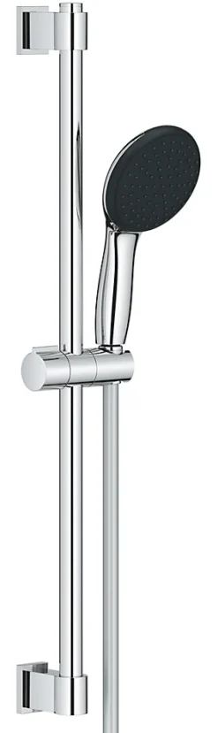 Colonne De Douche Sans Robinetterie|Grohe Kit de douche sans robinetterie avec douchette 1 jet + flexible + barre chrome, Vitalio Start 110