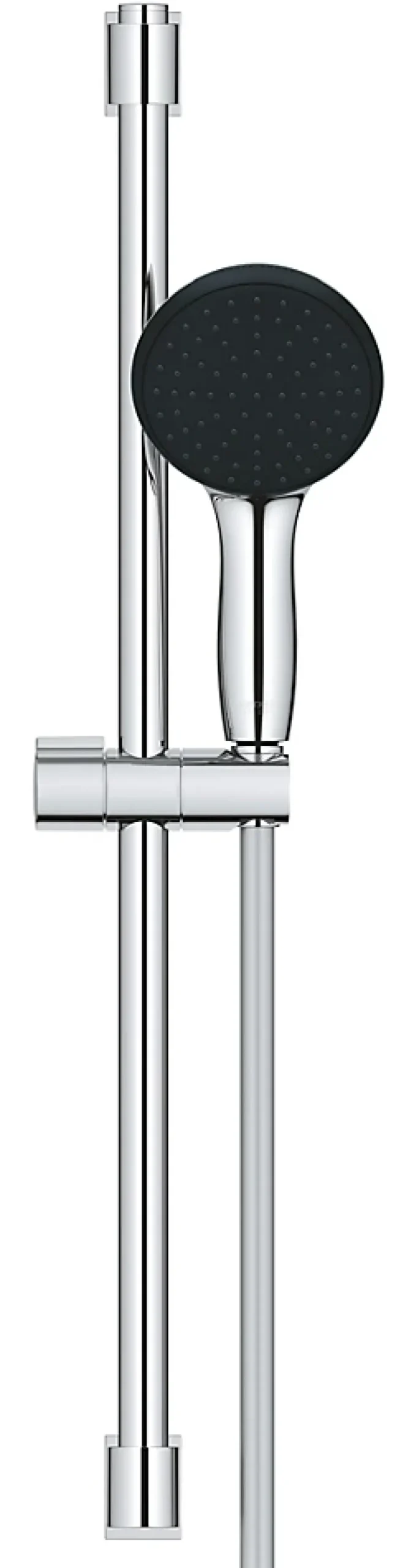 Colonne De Douche Sans Robinetterie|Grohe Kit de douche sans robinetterie avec douchette 1 jet + flexible + barre chrome, Vitalio Start 110