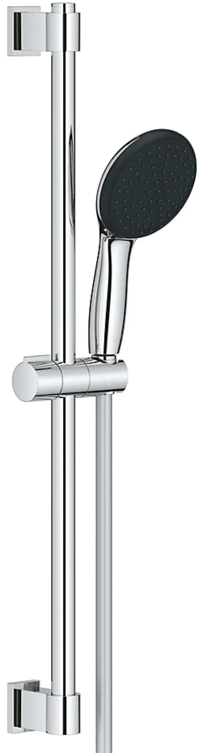 Colonne De Douche Sans Robinetterie|Grohe Kit de douche sans robinetterie avec douchette + flexible + barre chrome, Vitalio Start