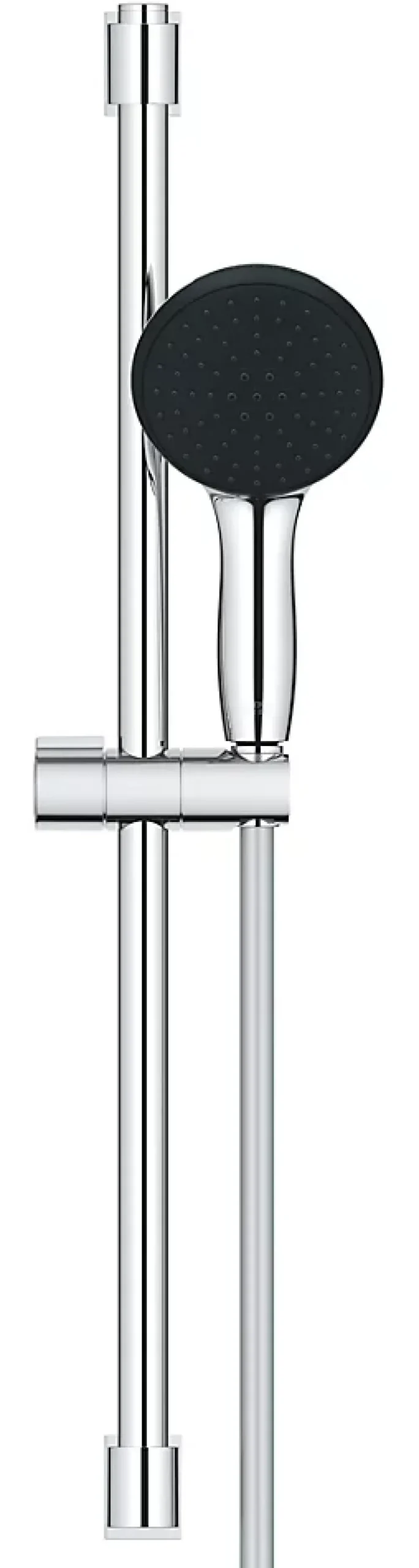 Colonne De Douche Sans Robinetterie|Grohe Kit de douche sans robinetterie avec douchette + flexible + barre chrome, Vitalio Start