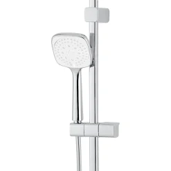 Colonne De Douche Thermostatique|GoodHome Kit de douche thermostatique chrome Teesta