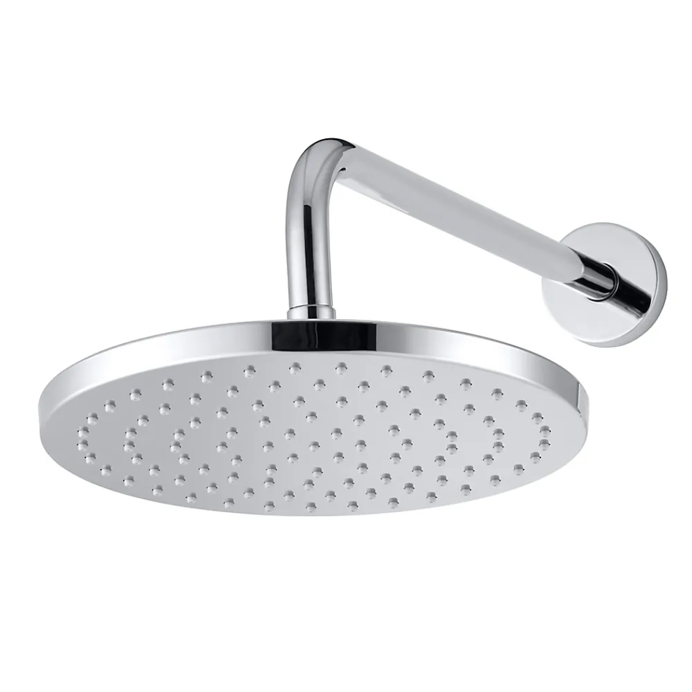 Colonne De Douche Encastrable|GoodHome Kit de douche thermostatique à encastrer chrome Cavally