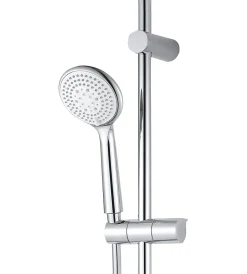 GoodHome Kit de douche thermostatique chrome Cavally