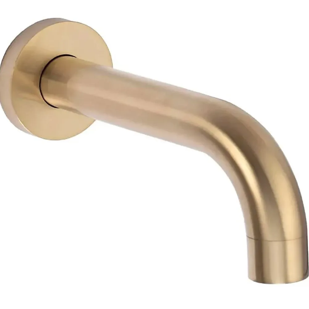 Colonne De Douche Mécanique|Rea Kit de douche-baignoire encastrée Lungo Brush Gold + box