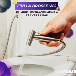 Magnifiak Kit Douchette WC avec Robinet 3 voies (Brevet Déposé) - Marque Française - Qualité supérieure - Expert WC