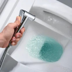 Imex Kit Hygiène Douchette de WC / Bidet Encastré Chrome GENOVA RDG053