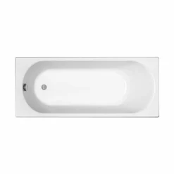 Kolo by Geberit Opal Plus 160 x 70 cm Baignoire droite avec pieds 180 L en acrylique, blanc (XWP1260000)
