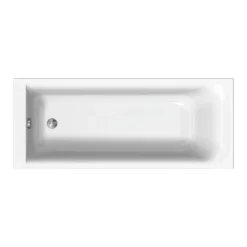 Baignoire Droite|Geberit KOLO by Rekord 160 x 70 cm Baignoire droite avec pieds en acrylique, blanc (XWP1660000)