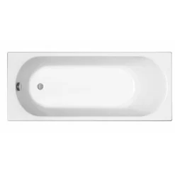 Baignoire Droite|Kolo by Geberit 160x70 cm Ensemble baignoire Opal Plus universelle + Pare baignoire pivotant chrome + pieds (XWP1260000-SETP1)