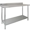 Plan De Travail Buanderie|MonsterShop KuKoo Table de Travail en Inox - 150 x 60 x 90 xm