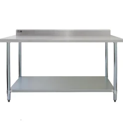 Plan De Travail Buanderie|MonsterShop KuKoo Table de Travail en Inox - 150 x 60 x 90 xm
