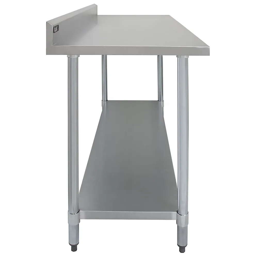 Plan De Travail Buanderie|MonsterShop KuKoo Table de Travail en Inox - 150 x 60 x 90 xm