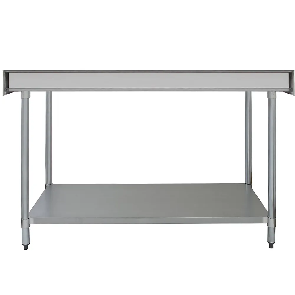 Plan De Travail Buanderie|MonsterShop KuKoo Table de Travail en Inox - 150 x 60 x 90 xm