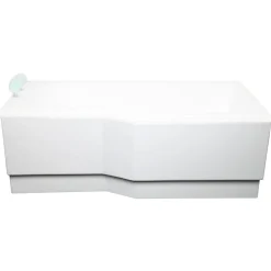 Siko Laguna panneau de baignoire 160x56 cm acrylique positionnement droit, blanc (BEP1600P)