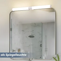 Nettlife Lampe de miroir de salle de bain LED 40 cm 6 W IP44 4 000 K
