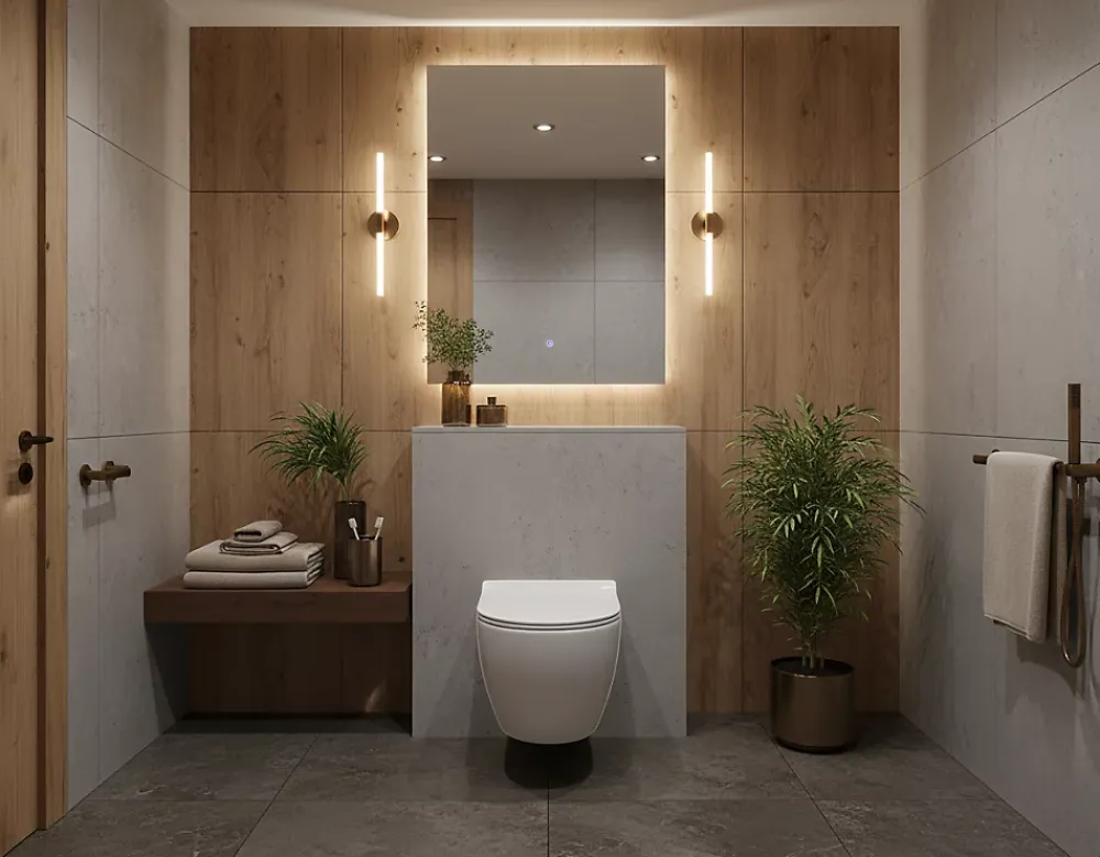 Wc À Poser|Laneri WC Suspendu Série Bent Rim - Cuvette Suspendue Rimless sans bride Blanc Brillant - Dimension 52 cm - Abattant Soft-Close