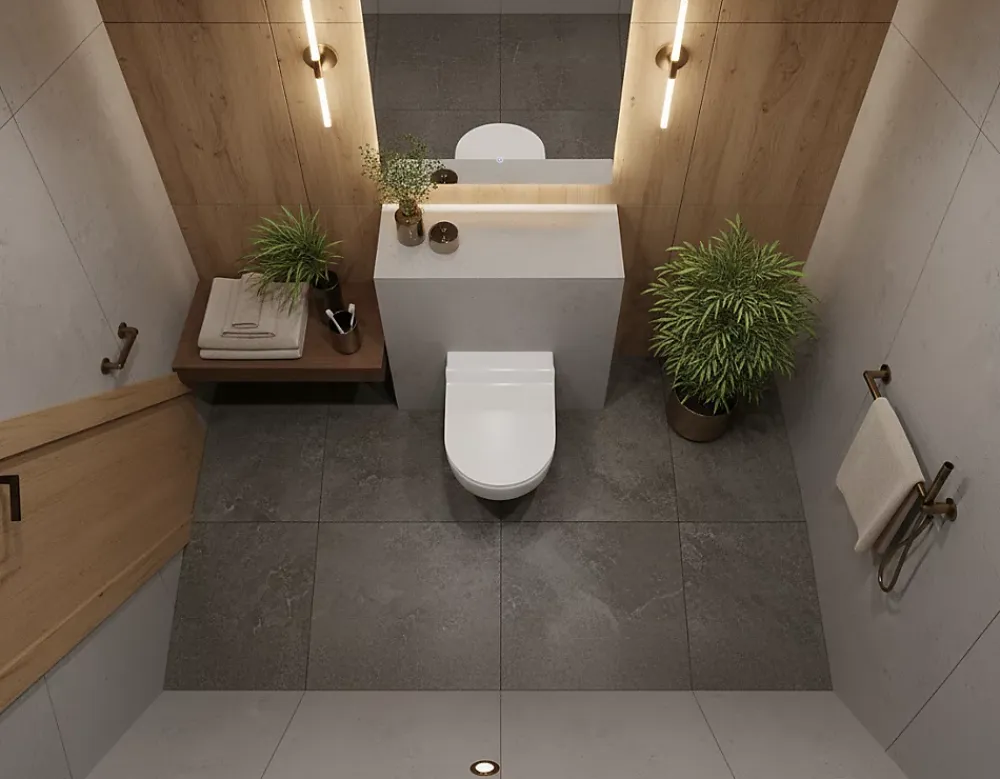 Wc À Poser|Laneri WC Suspendu Série Bent Rim - Cuvette Suspendue Rimless sans bride Blanc Brillant - Dimension 52 cm - Abattant Soft-Close