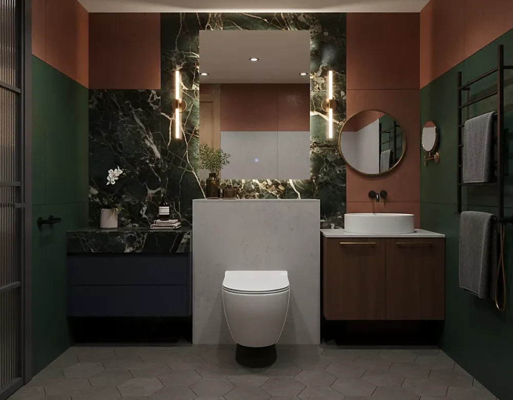 Wc À Poser|Laneri WC Suspendu Série Bent Rim - Cuvette Suspendue Rimless sans bride Blanc Brillant - Dimension 52 cm - Abattant Soft-Close