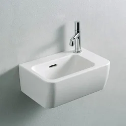 Laufen Pro Lave-mains 36x25 cm avec trou pour robinetterie sur la droite, Blanc (H8169550001061)