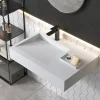 Bernstein Lavabo / vasque à suspendre 74x50x13cm en fonte minérale - PB2014