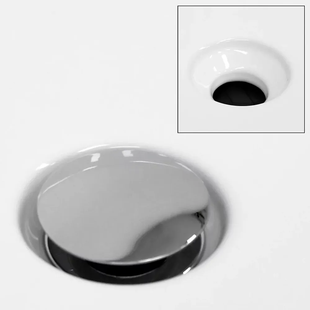 ECD Germany Lavabo +a poser ceramique vasque lave-mains salle de bain ovale blanc 605x380 mm