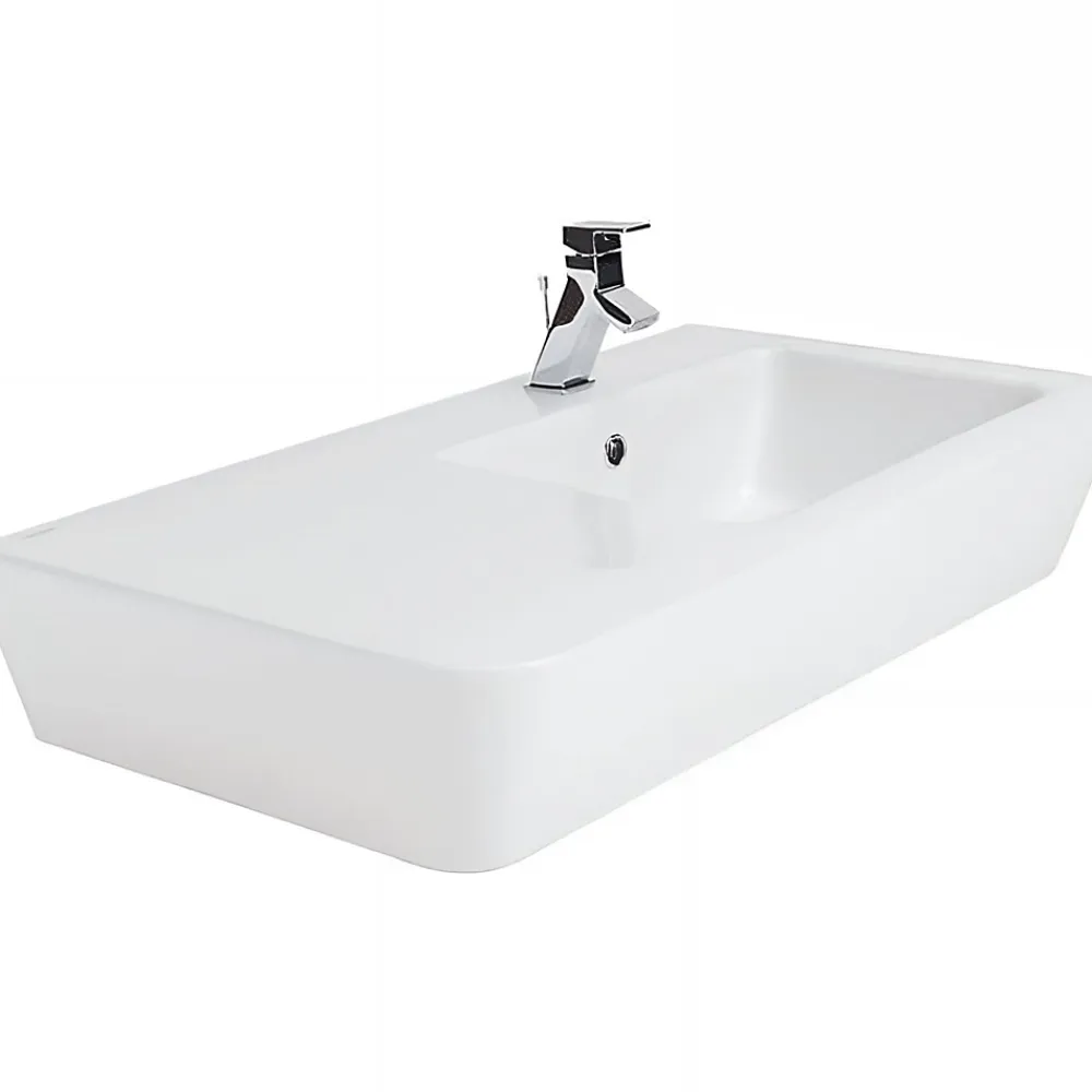 Sanindusa Lavabo Advance céramique traditionnelle 90x52 blanc