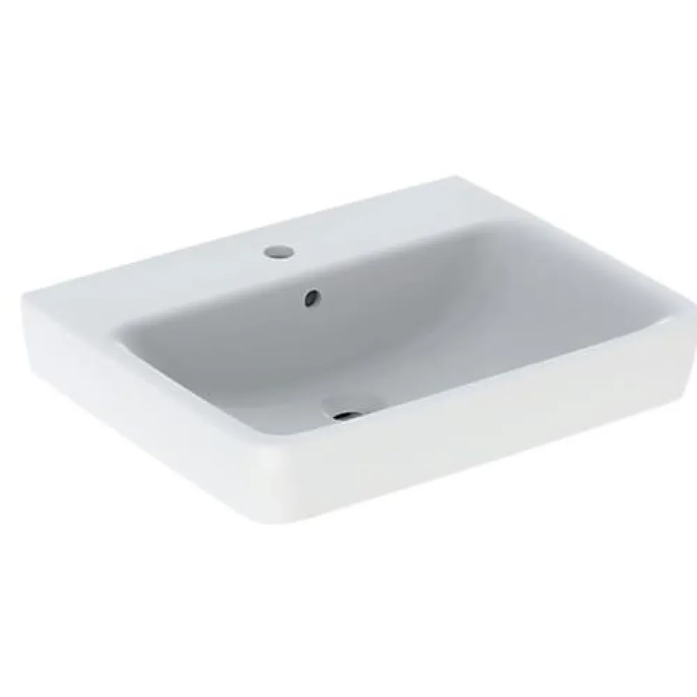 Geberit Lavabo blanc RENOVA 60x48cm avec trop-plein - - 222260000