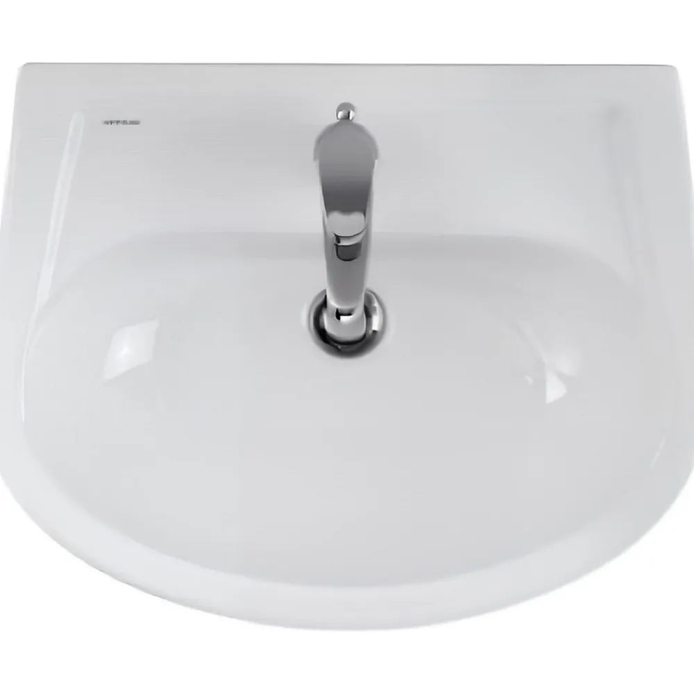 Sanindusa Lavabo 55cm Aveiro céramique traditionnelle Cetus blanc