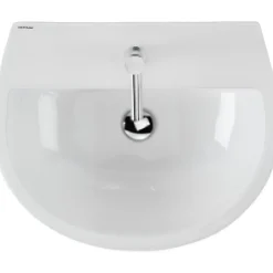 Lavabo|Sanindusa Lavabo 50cm mural céramique traditionnelle Easy blanc