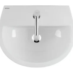 Lavabo|Sanindusa Lavabo 55cm mural céramique traditionnelle Aveiro Easy blanc