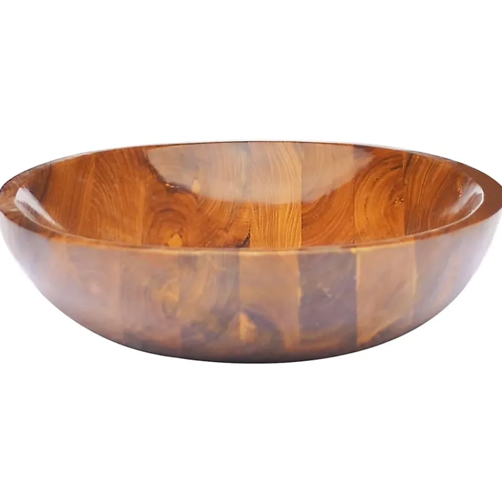 Helloshop26 Lavabo de salle d'eau vasque à bois
