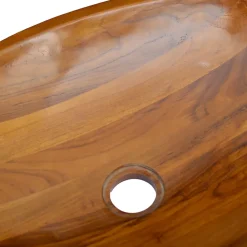 Helloshop26 Lavabo de salle d'eau vasque à bois